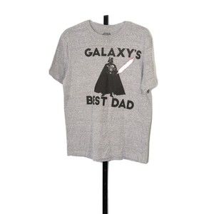 Men’s Marvel SS Tee Shirt M Galaxy’s Best Dad